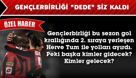 Gençlerbirliği "Dede" siz kaldı...