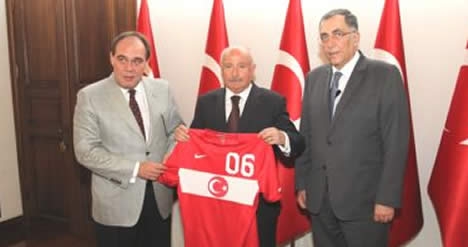 TFF'den Ankara Valisi Yüksel'e ziyaret