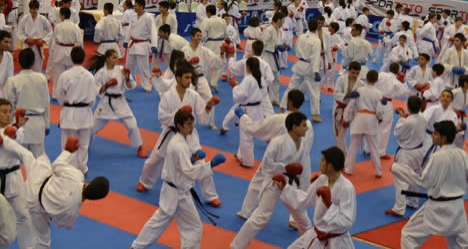 Erzurum'da Karate şöleni sona erdi...