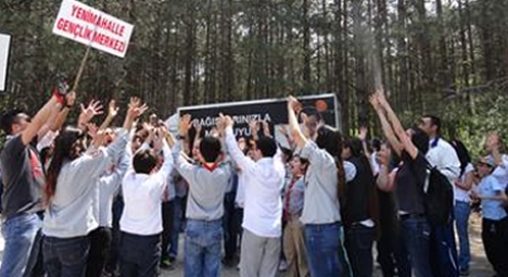 Yenimahalle Gençlik'ten "Kansere hayır"
