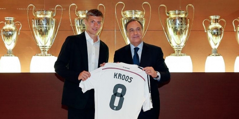 Real Madrid, Kroos'u basına tanıttı..