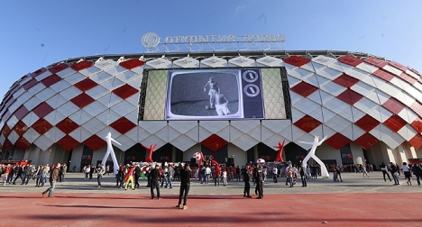 Spartak Moskova'nın yeni arenası açıldı..