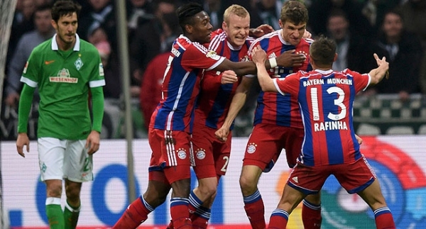 Bayern Münih şampiyonluğa ilerliyor