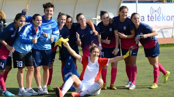 Kadınlar 1. Lig'de şampiyon Konak Belediyespor