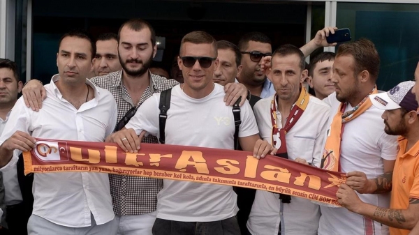 Podolski'nin imza töreni 16:30'da