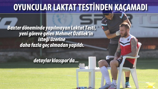 Özdilek, ilk icraatında oyuncuları teste soktu