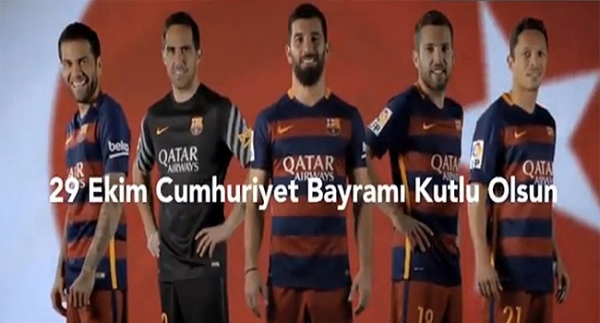 Barcelona, Cumhuriyet Bayramı'nı kutladı