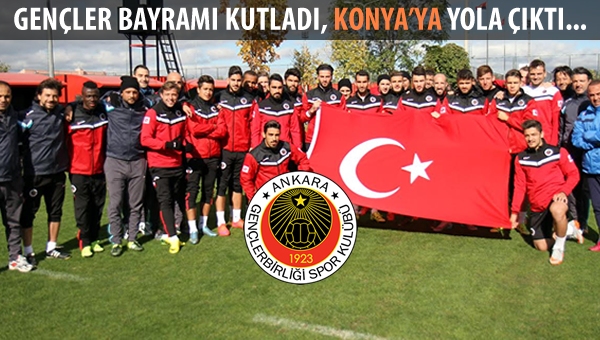 Gençler bayram'ı kutladı, Konya'ya yola çıktı...