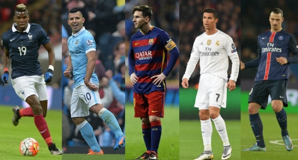 İşte FIFA'nın yılın 11'i adayları