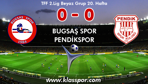 Bugsaş Spor 0 - Pendikspor 0