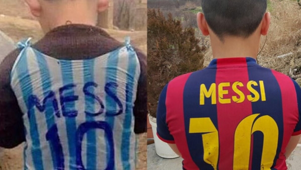 Messi o çocuğu buldu ve....