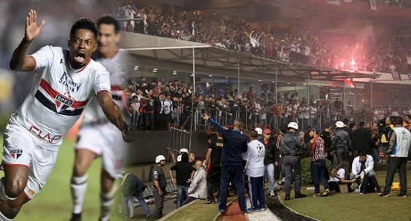 Geç gelen gol sonrası korkulu anlar!