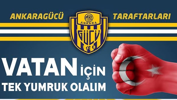 Ankaragücü taraftarından büyük yürüyüş...