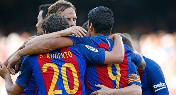 Barça lige yarım düzine golle başladı