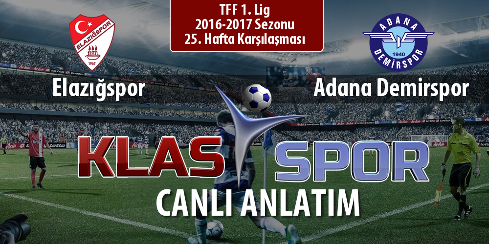 İşte Elazığspor - Adana Demirspor maçında ilk 11'ler