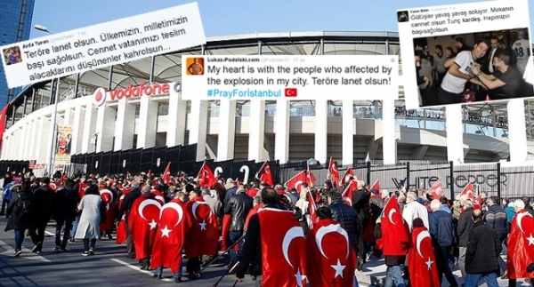 Futbol dünyasından terör saldırısına tepki