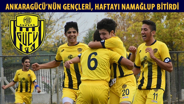 Ankaragücü'nün altyapısı haftayı "başarılı" kapattı!