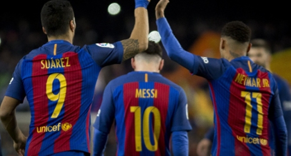 Barça'nın süper üçlüsünden 302. gol