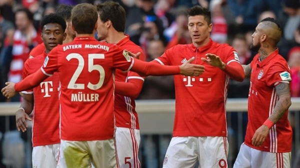 Bayern Münih - Hamburg: 8-0