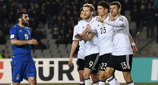 Gomez'li Almanya'dan Azerbaycan'a fark