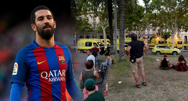 Arda'dan Barcelona'daki terör saldırısıyla ilgili mesaj