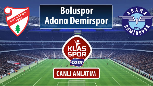 Boluspor - Adana Demirspor sahaya hangi kadro ile çıkıyor?