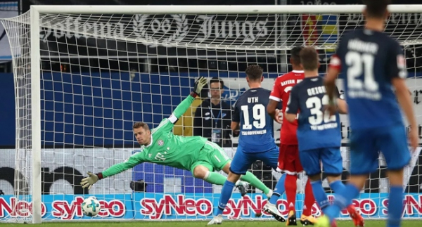 Bayern Münih, Hoffenheim'da ilk yenilgiyi aldı