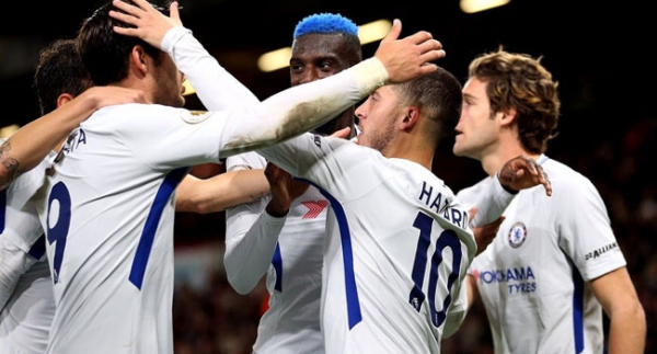 Chelsea'yi Eden Hazard güldürdü