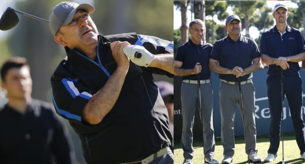 Bakan Çavuşoğlu golf turnuvasına katıldı