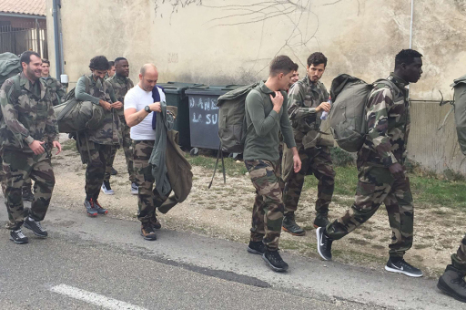 Salih Uçan komando kampında!