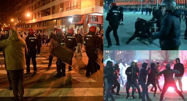 Holiganlara müdahale eden bir polis öldü