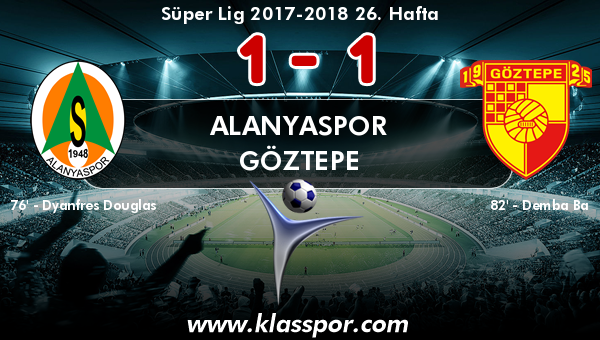 Alanyaspor 1 - Göztepe 1