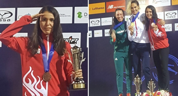 İlke Özyüksel'den bronz madalya