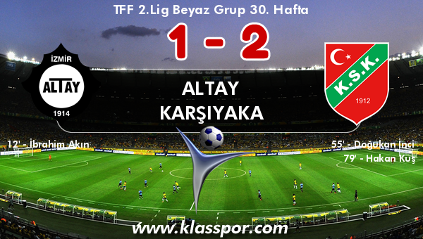 Altay 1 - Karşıyaka 2