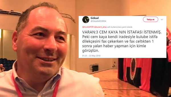 Gençlerbirliği'nden "Cem Kaya" yalanlaması...