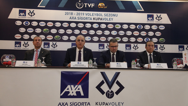 AXA Sigorta Kupa Voley'de kuralar çekildi