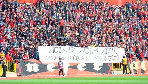 Eskişehir'de de Ankaragücü taraftarları anıldı!