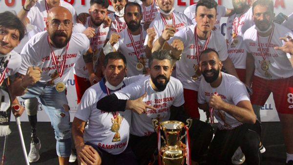 Ampute Futbol Ligi'nde şampiyon Etimesgut Belediyesi