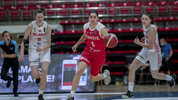 20 Yaş Altı Kız Basketbol Milli Takımı, Belarus'u farklı yendi 