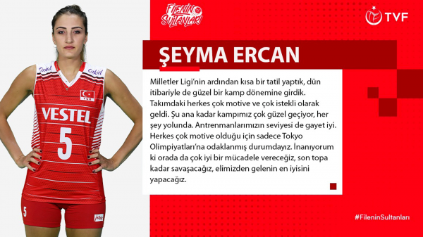 Şeyma Ercan: "Tokyo Olimpiyatları’na odaklanmış durumdayız"