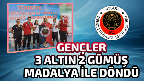 Türkiye Ferdi Kick Boks Şampiyonası'ndan Gençler 3 altın 2 gümüş madalya ile döndü 