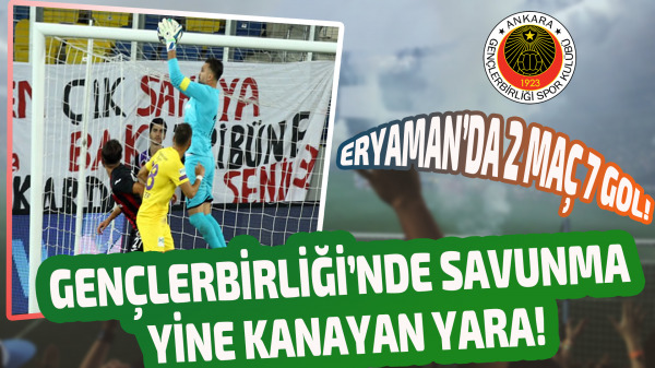 Gençlerbirliği’nde savunma yine kanayan yara!