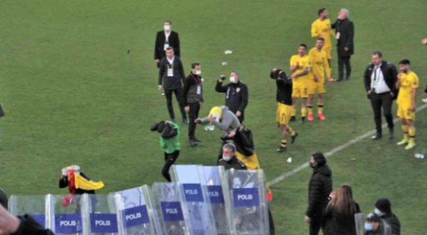 Ankaragücü maçı sonunda gerginlik! Gözaltına alınanlar var...