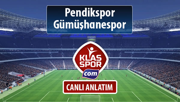 Pendikspor - Gümüşhanespor maç kadroları belli oldu...