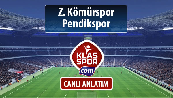 Z. Kömürspor - Pendikspor sahaya hangi kadro ile çıkıyor?