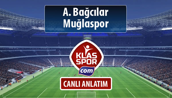 A. Bağcılar - Muğlaspor sahaya hangi kadro ile çıkıyor?