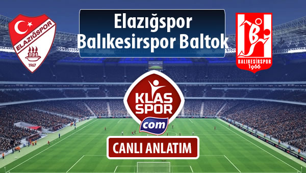 Elazığspor - Balıkesirspor Baltok maç kadroları belli oldu...